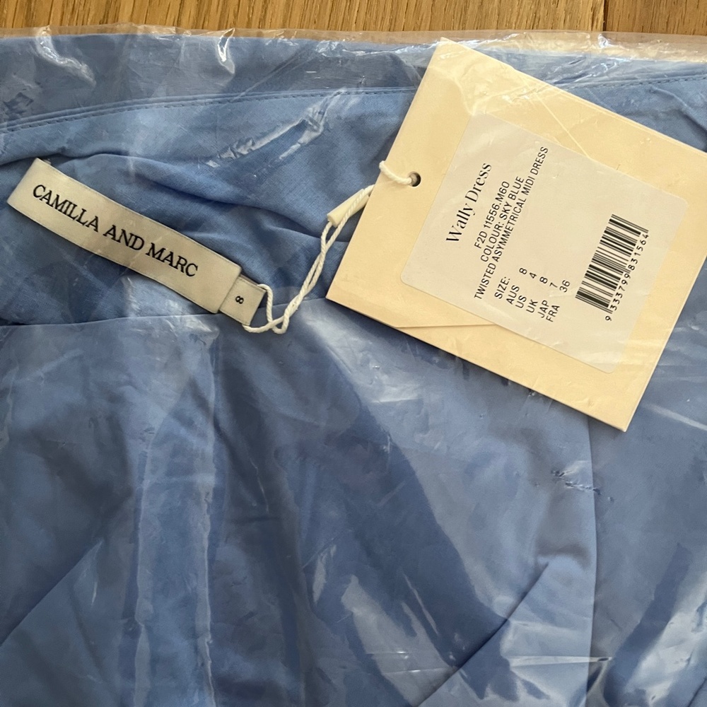 CAMILLA & MARC Blue Cut-out Detail Maxi Dress - Picture 7 of 7